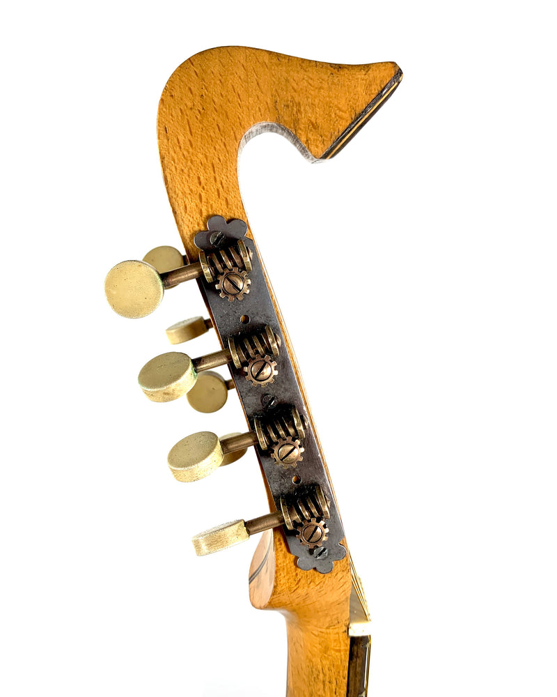 Banjo-Mandoline Saltarello (Atelier Jacobacci) Résonateur Décoré 1930's