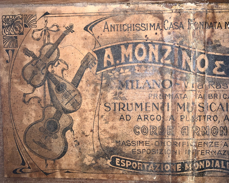 Guitare Classique Antonio G. Monzino Style Guadagnini 1890's / 1910's