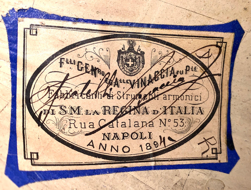 Mandoline Vinaccia de 1894