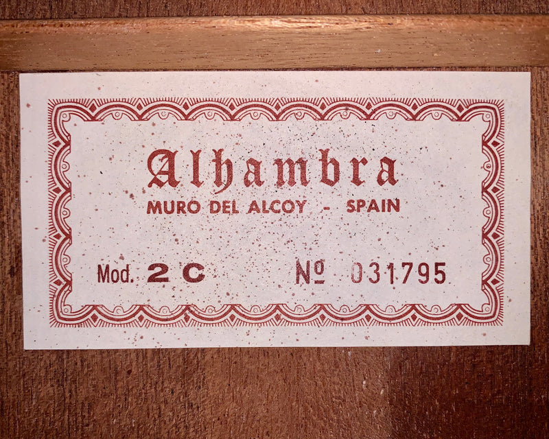 Alhambra Modèle 2C de 1997