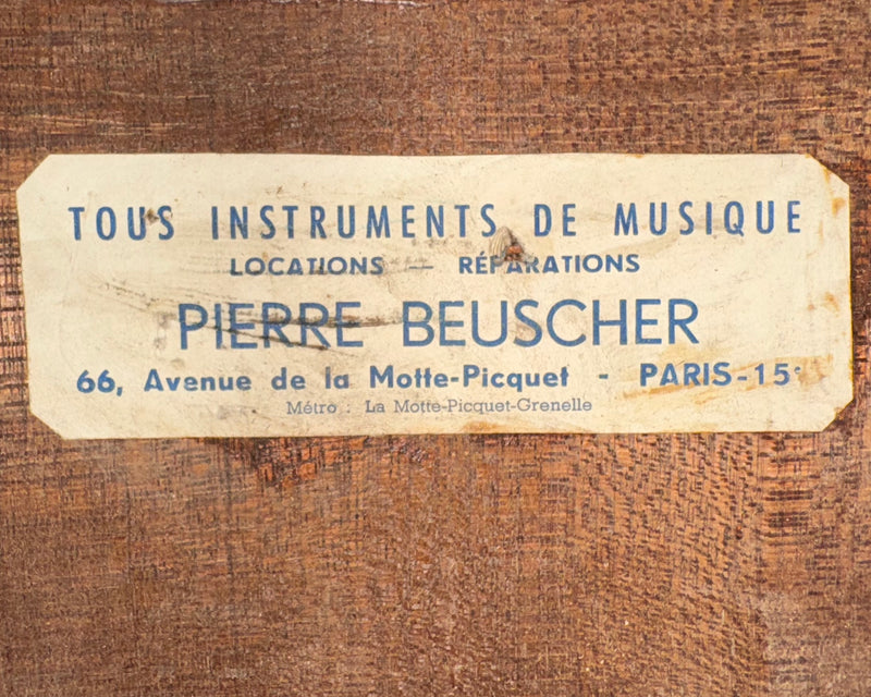 Antoine Di Mauro Django Guitare Manouche Bouche Ronde 1950’s