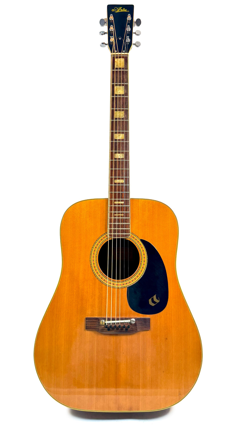 Aria Model 6810 Dreadnought Natural MIJ 1970's