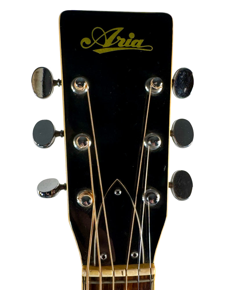 Aria Model 6810 Dreadnought Natural MIJ 1970's