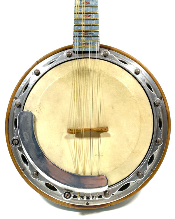 Banjo-Mandoline (Banjoline) Atelier Jacobacci Décoré de 1947