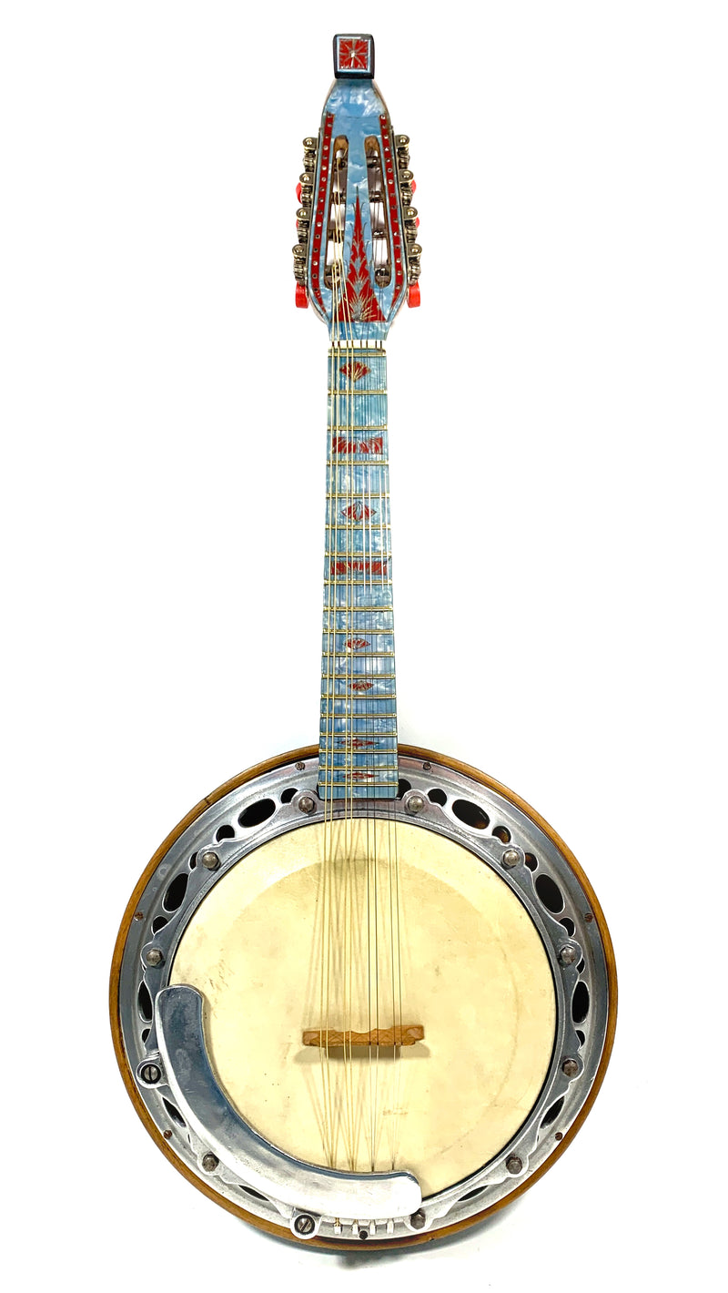 Banjo-Mandoline (Banjoline) Atelier Jacobacci Décoré de 1947