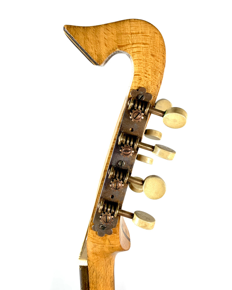 Banjo-Mandolin Saltarello (Atelier Jacobacci) Decorated Resonator 1930's
