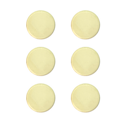 Mechanical Guitar Buttons "DELARUELLE" White V1 (x6)
