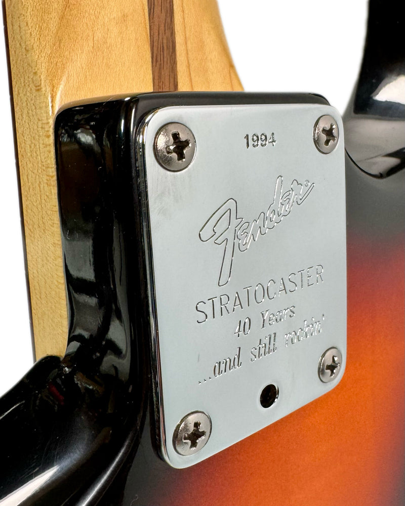 Fender Stratocaster American Standard 40th Anniversary Sunburst de 1994