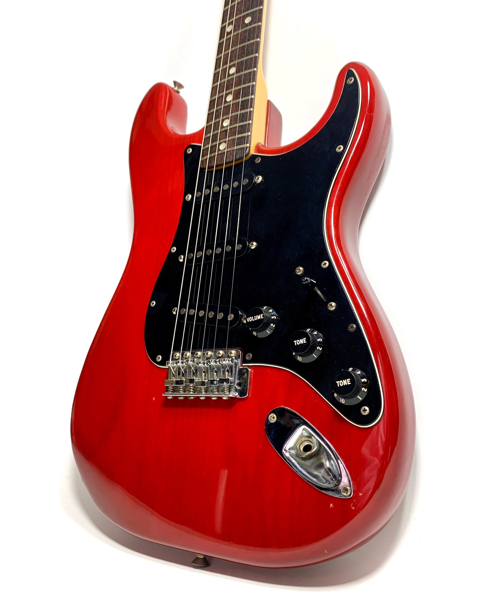 Black and red fender stratocaster cheap