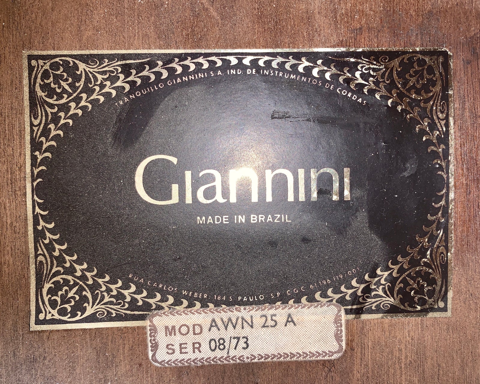 Giannini AWN-25-A from 1973 – L'instrumenterie