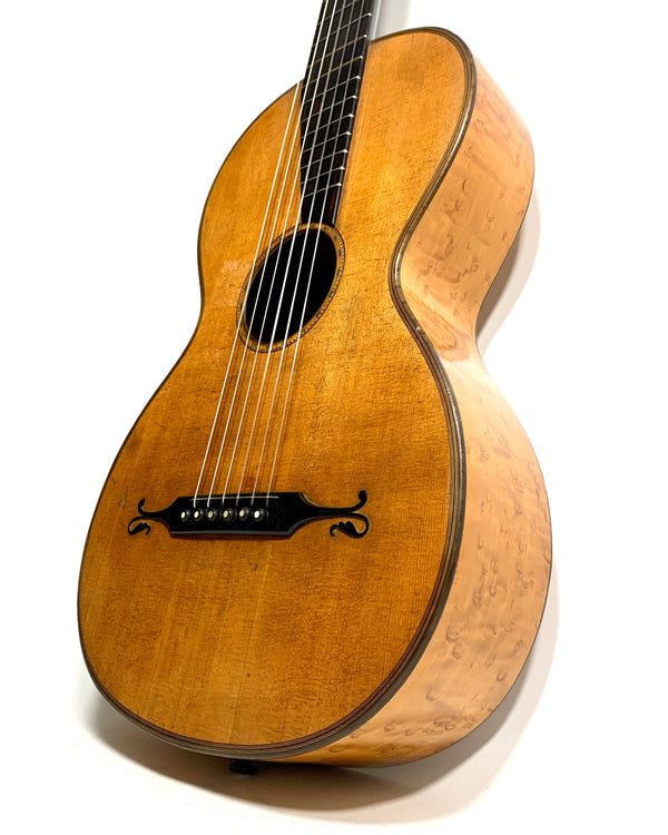 Guitare Romantique Viennoise (École de J. G. Stauffer) 1850's