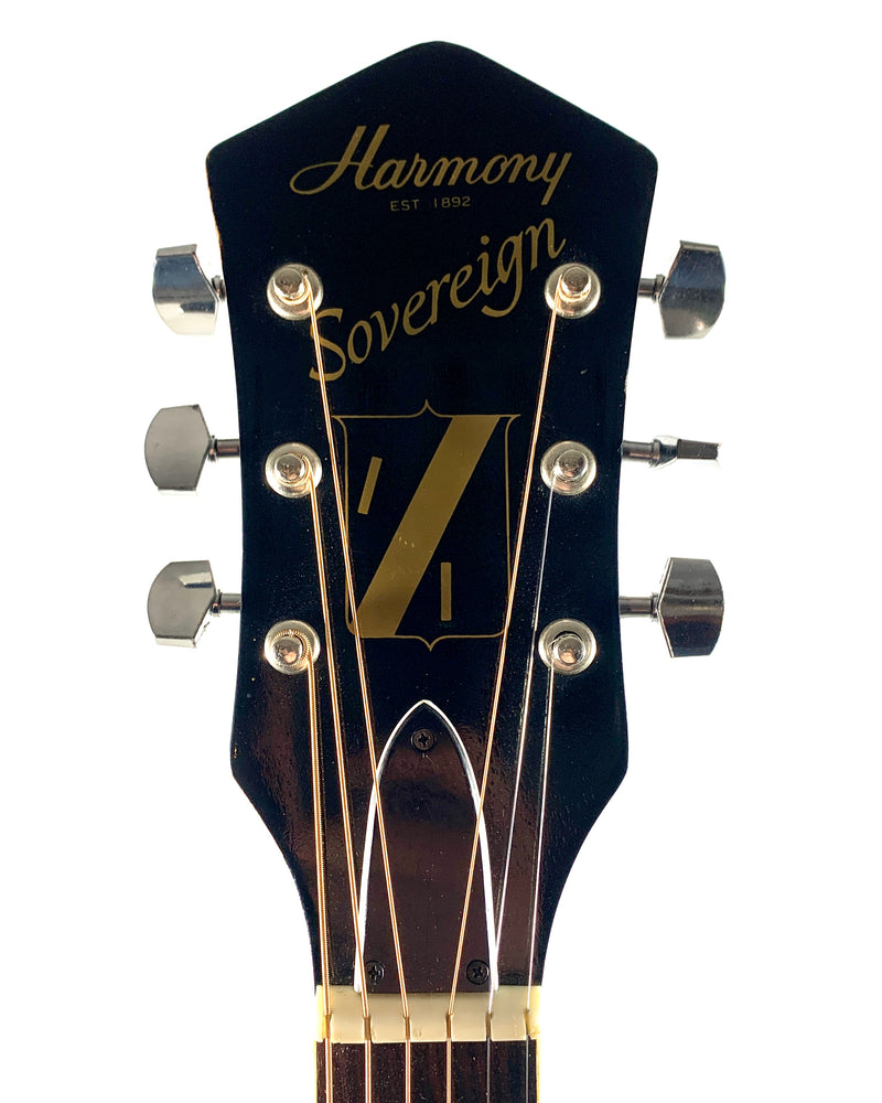 Harmony Sovereign Jumbo Model H6562 Black 1970's