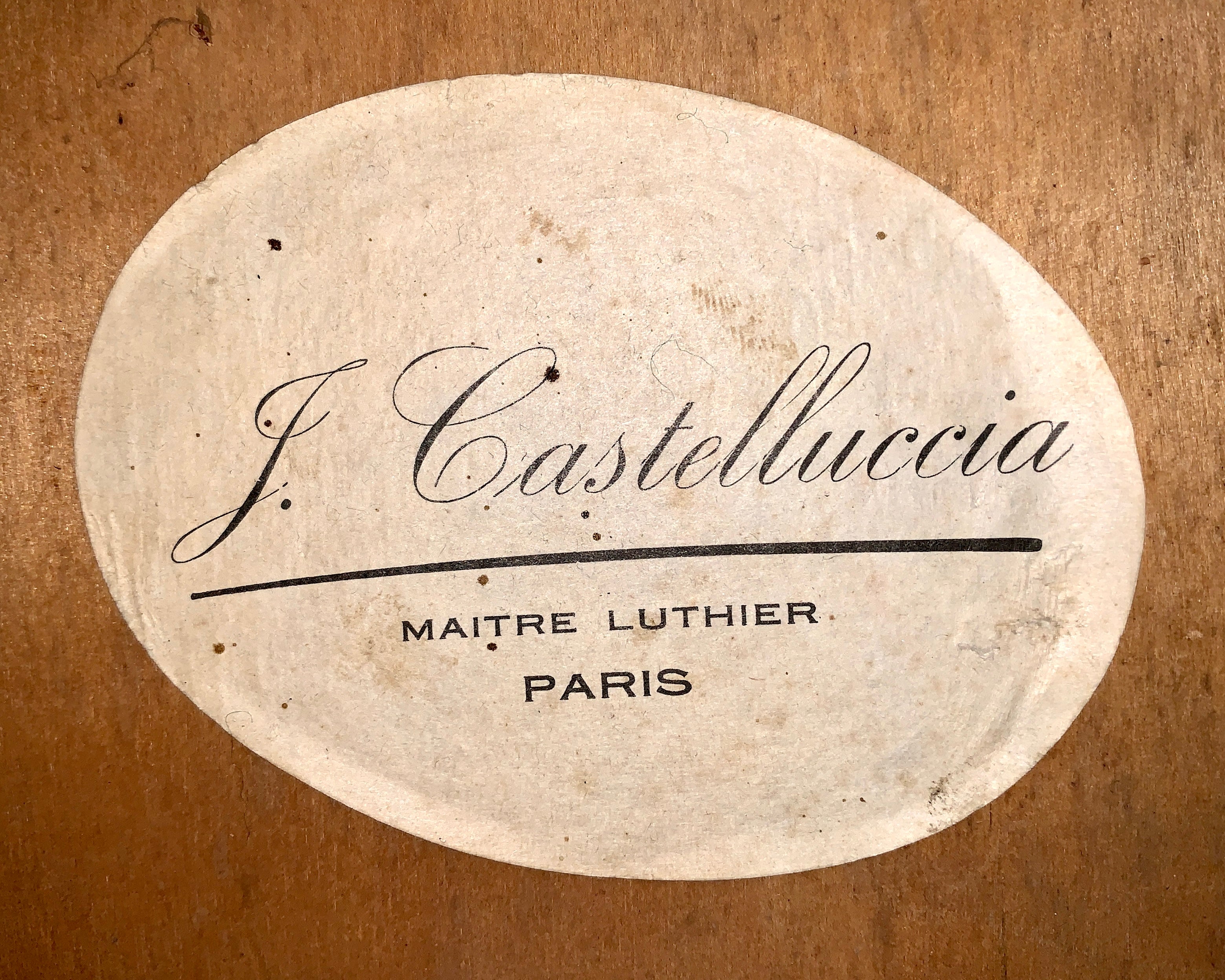 Jacques Castelluccia Guitare Manouche Grande Bouche 1960's – L ...