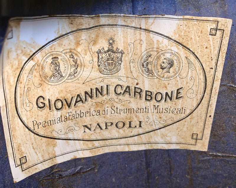 Mandoline Giovanni Carbone 1900's