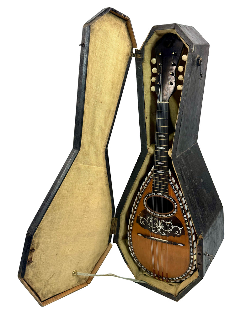 Mandoline Graziella Décorée Côtes Creuses 1900’s