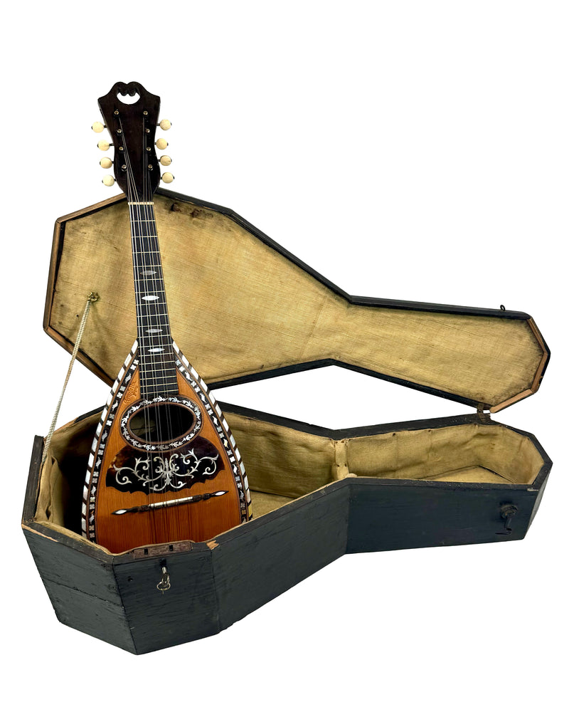 Mandoline Graziella Décorée Côtes Creuses 1900’s