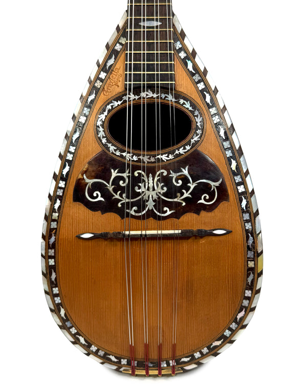 Mandoline Graziella Décorée Côtes Creuses 1900’s