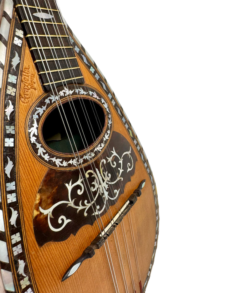 Mandoline Graziella Décorée Côtes Creuses 1900’s