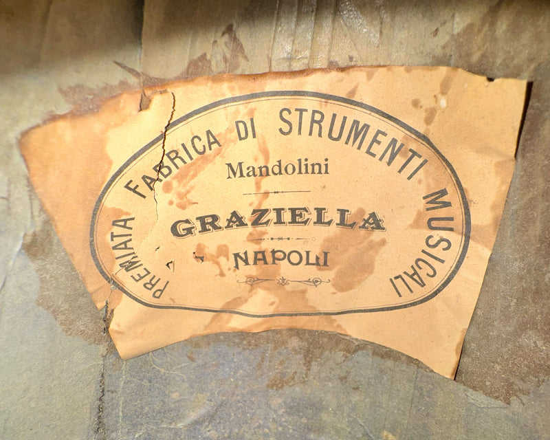 Mandoline Graziella Décorée Côtes Creuses 1900’s