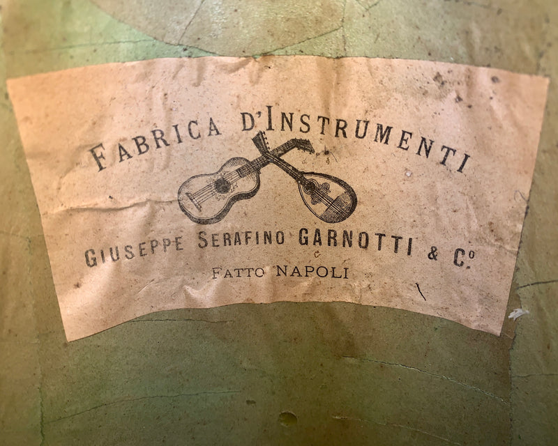 Mandoline Guiseppe Serafino Garnotti & Co 1920's