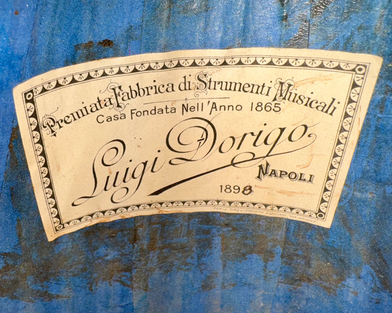 Mandoline Luigi Dorigo de 1898