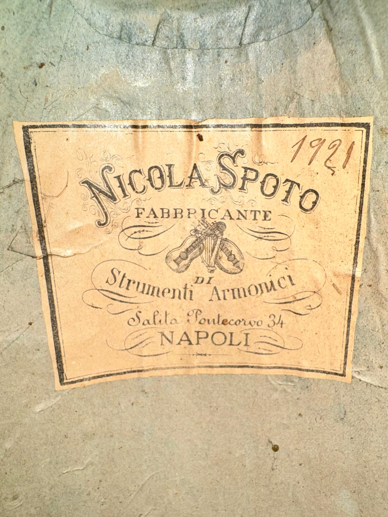 Mandoline Napolitaine Nicola Spoto de 1921