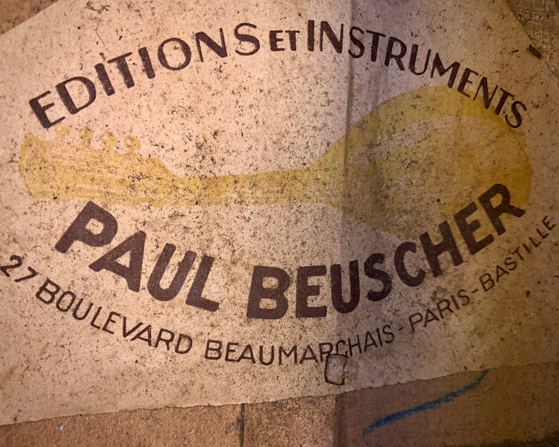Paul Beuscher Concert Flat Mandolin (Atelier Patenotte) 1930's