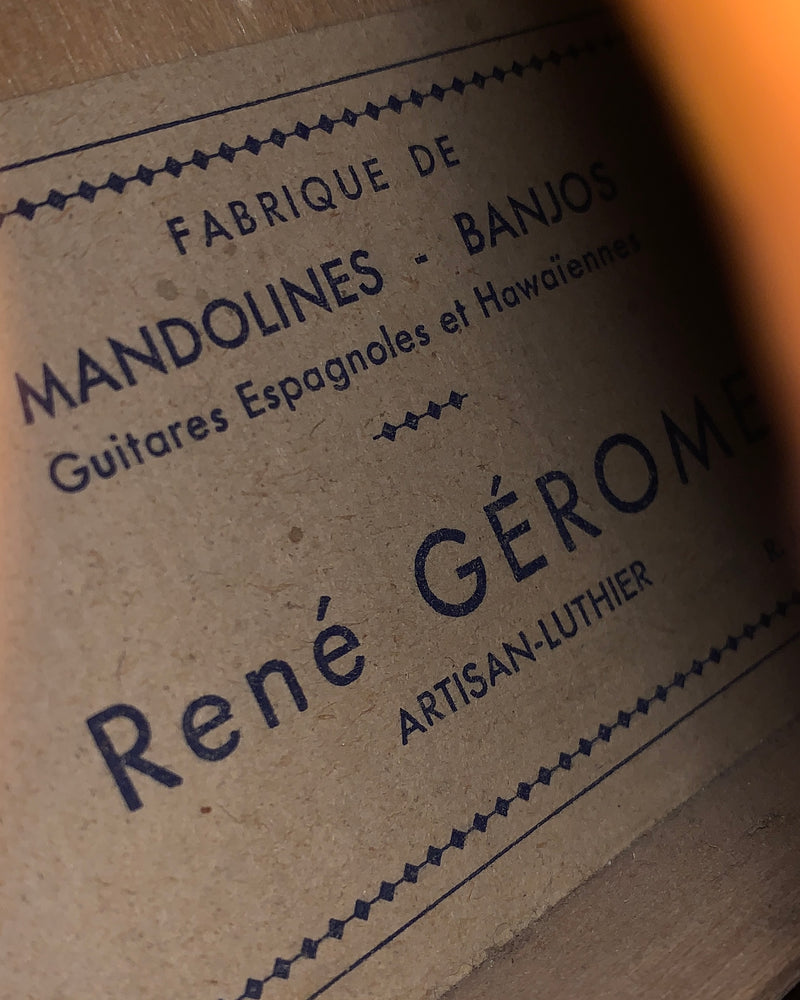 Mandoline Plate de Concert René Gérome (Fond Décoré) 1940's