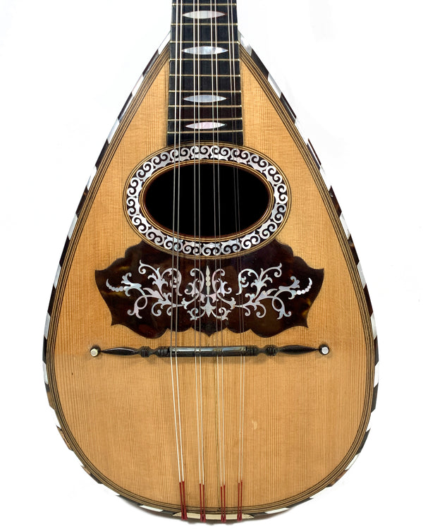 Mandoline Stridente Décorée à Côtes Creuses 1900's