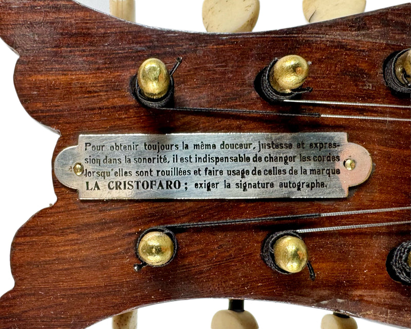 Mandoline de Concert E. De Cristofaro 1910's