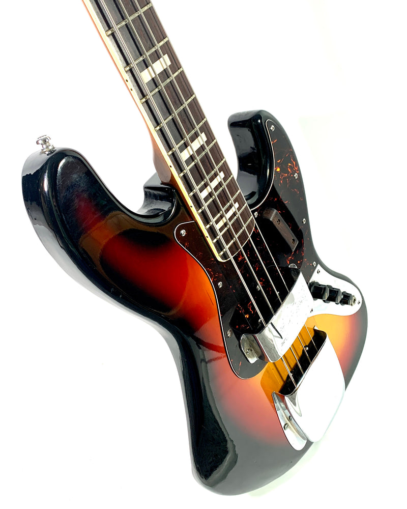 Jazz Rya M Ryan Jazz Bass Sunburst MIJ 1970's – L'instrumenterie