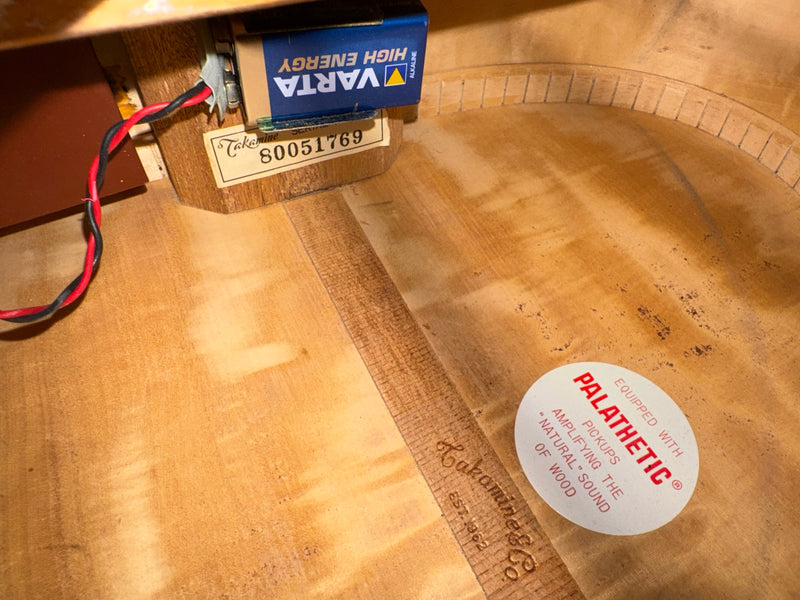 Takamine PT-007N Jumbo (Maple Back) Natural de 1980