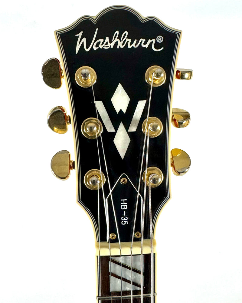 Washburn HB-35 (Gaucher) Translucid Red de 2002