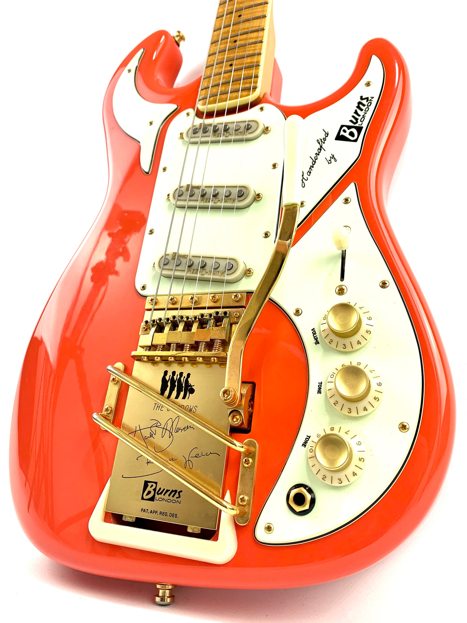 Burns Marvin The Shadows Custom Limited Edition Fiesta Red from