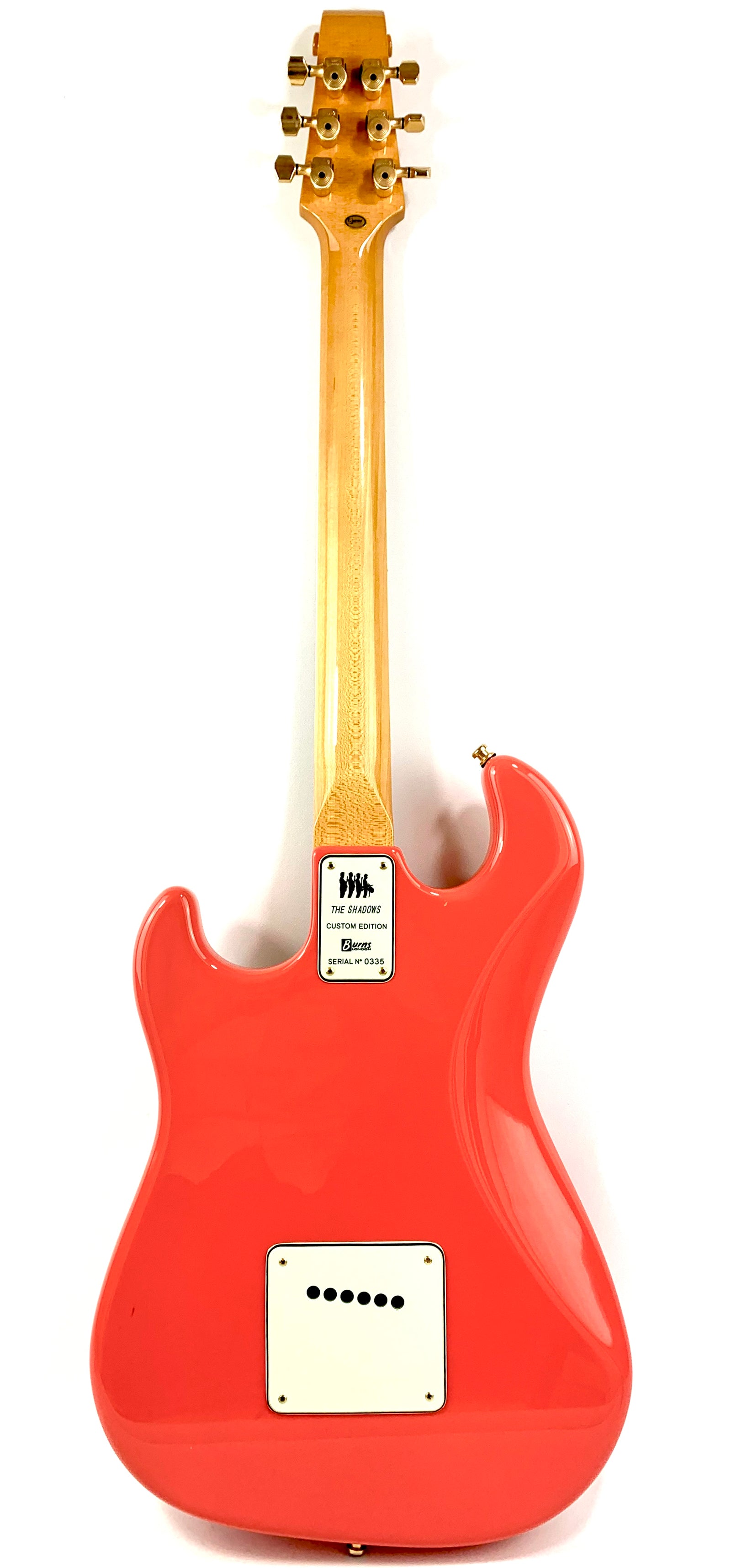 Réplique Guitare Hank Marvin 1/4 Axman – Miniature Fait Main Avec Présentoir – Cadeau Musicien – Boîtier Bois Et Métal