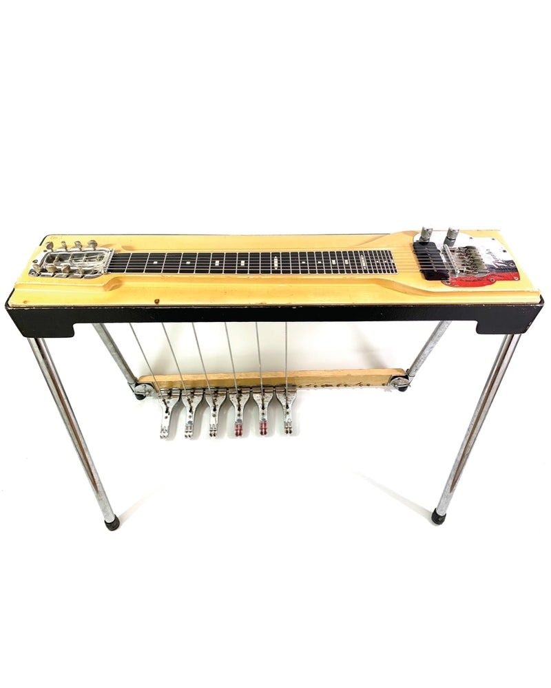 fender pedal steel guitar Fender 400 Pedal Steel Blonde from 1959 – L'instrumenterie