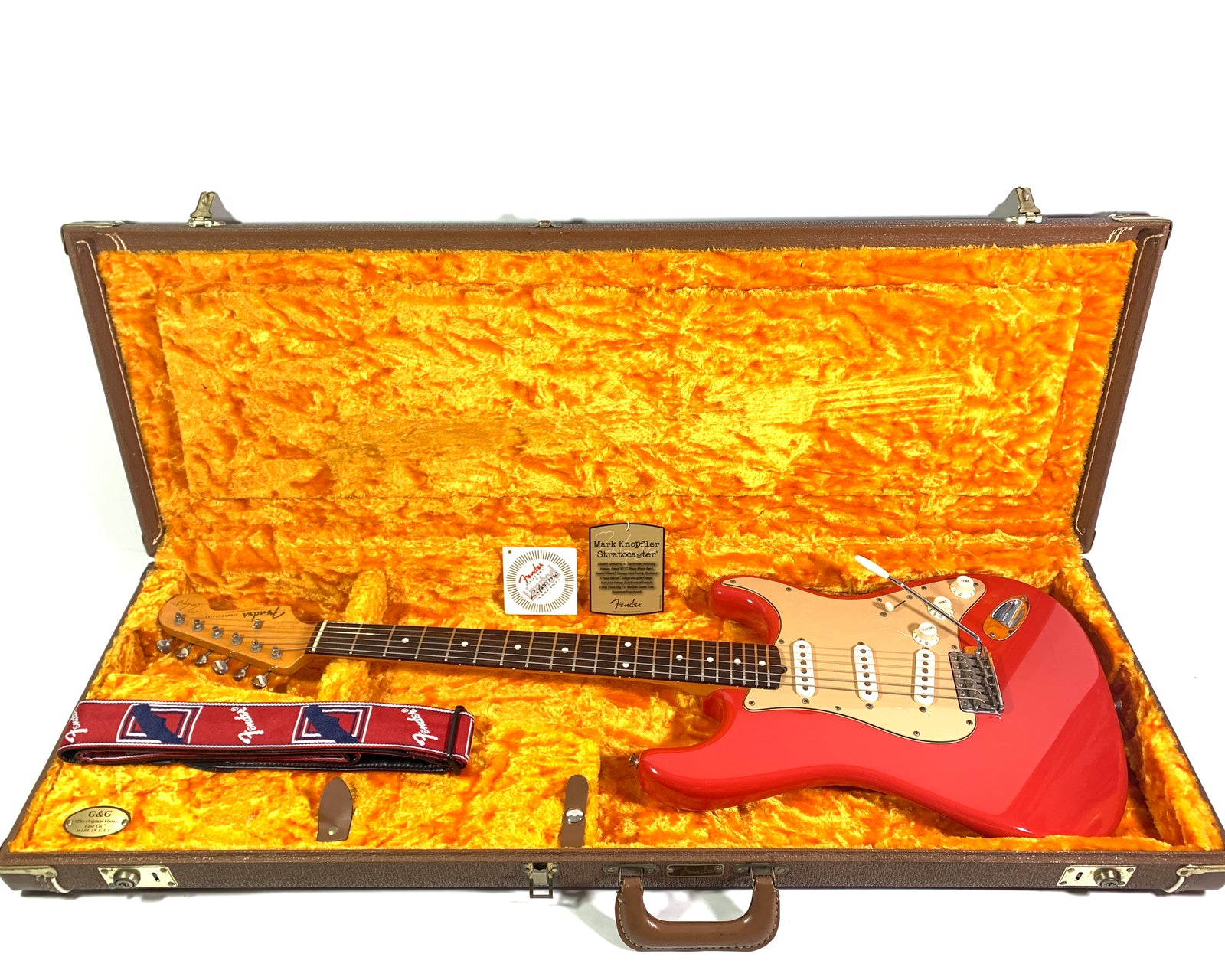 Chitarra Miniatura Mark Knopfler Dire Straits Fender Strat - Modello Collezionabile