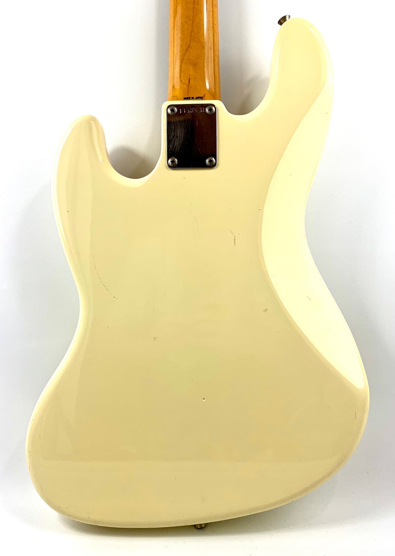 1989 Fender Jazz Bass MIJ Olympic White