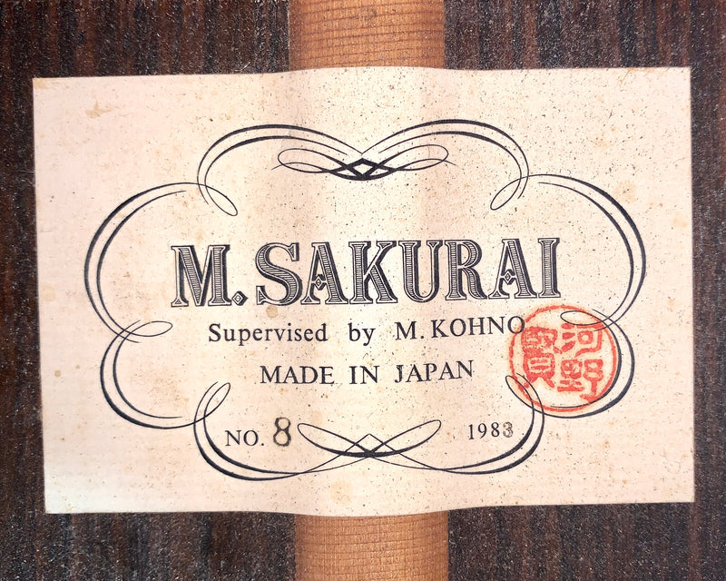 Masaki Sakurai N°8 de 1983