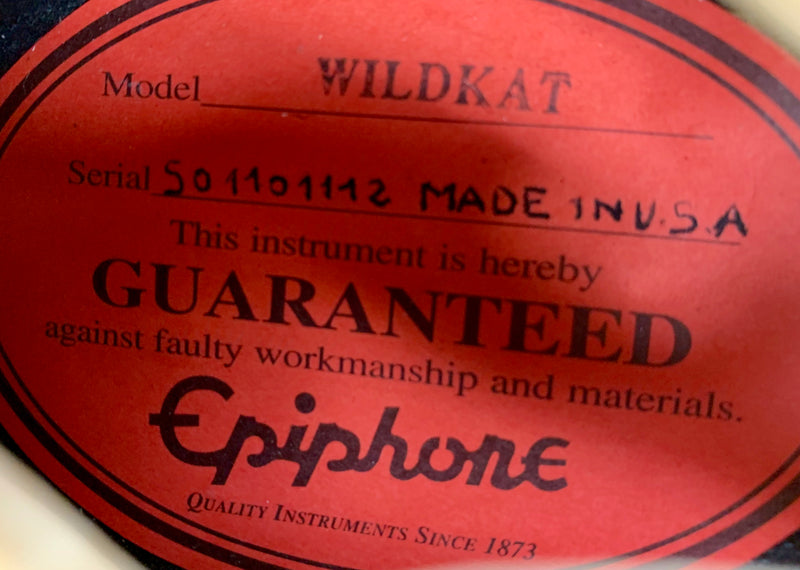 Epiphone Wildkat de 2001