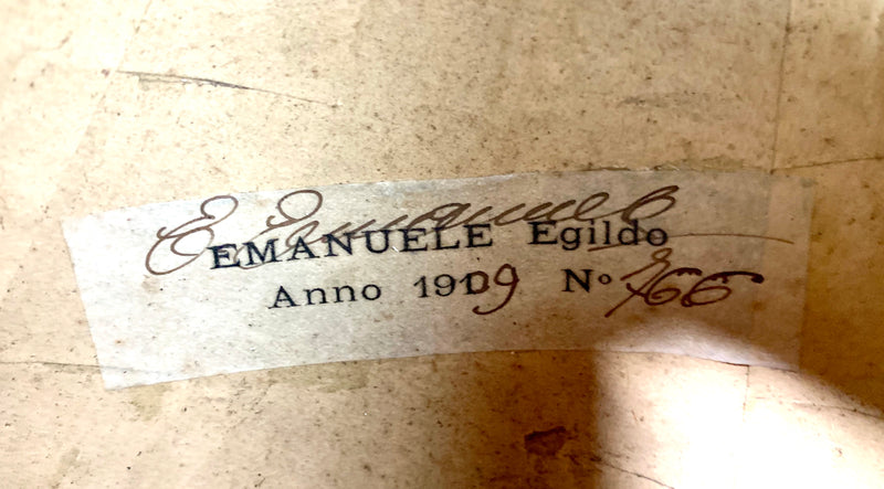 Mandoline EMANUELE Egildo n°766 de 1909