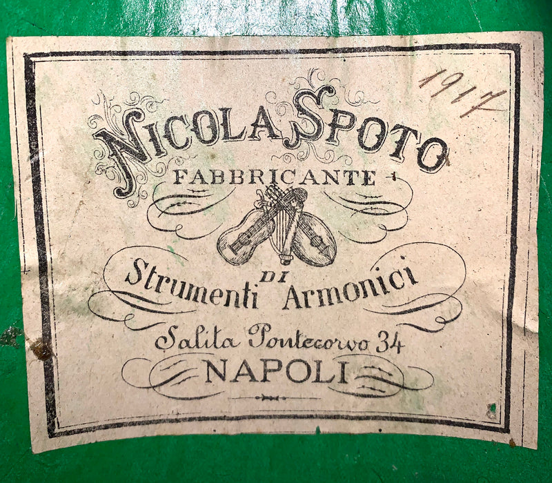 Mandoline Nicola SPOTO de 1917