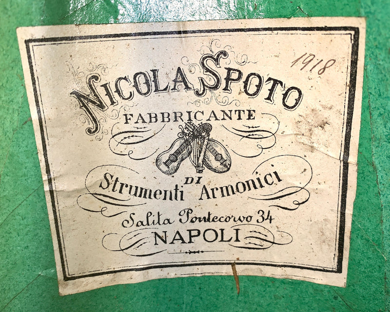 Mandoline Nicola Spoto de 1918
