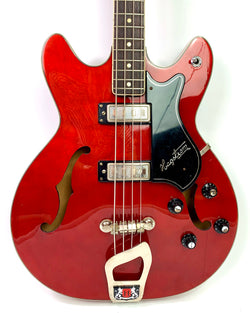 Hagstrom Concord Bass Transparent Red 1960's